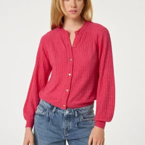 FABIENNE CHAPOT Charlotta Cardigan, Spicy pink