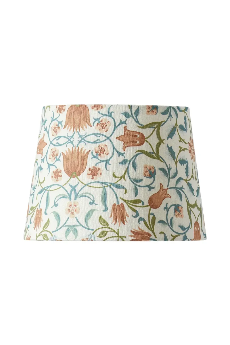 Lampeskjerm Qvist Classic Round, William Morris Holland Park, hvit, 18 - Image 3