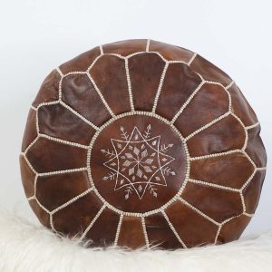 Skinnpuff fra Marokko Brun