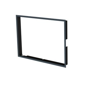 BeF Ramme sort 60 mm slank – DOUBLE 6-serien / DOUBLE 7-serien